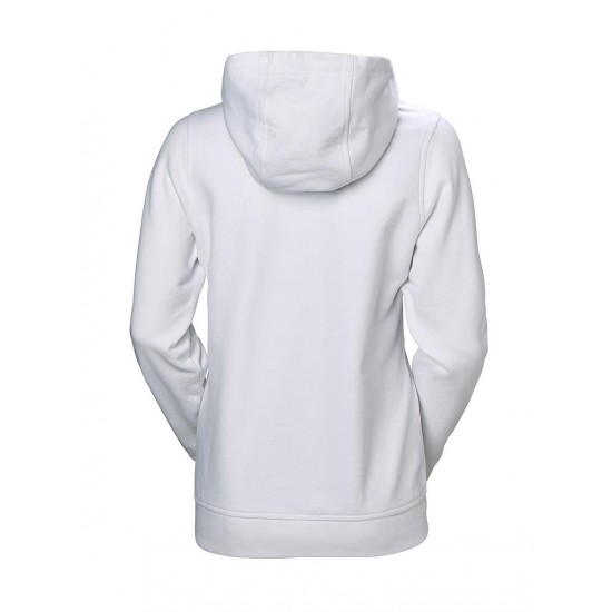 Helly Hansen Logo Hoodie White Womens - White