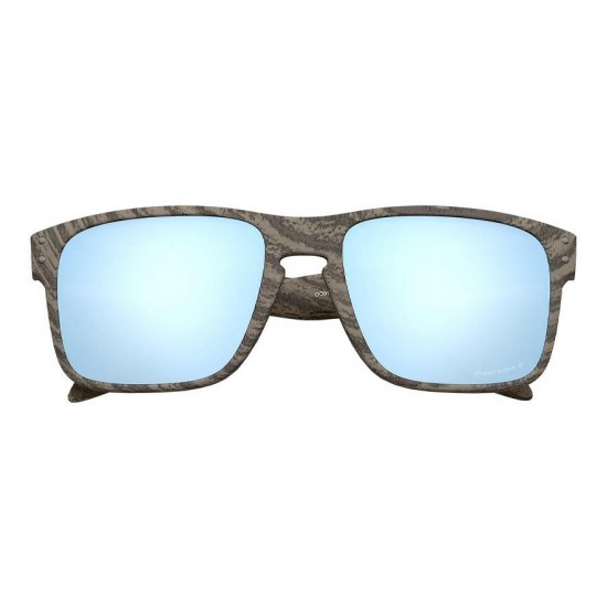 Oakley Holbrook Polarized Sunglasses - OSFA Woodgrain